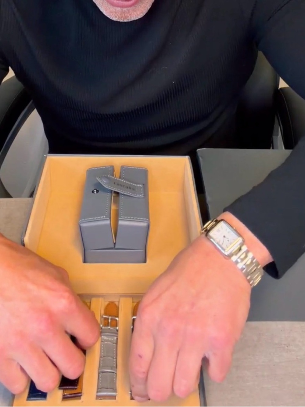 Stainless Steel Men’s Bracelet Watch by Cascalia - Picture 4 of 8